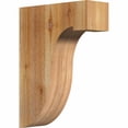 thumbnail image 1 of 4"W x 12"D x 16"H Del Monte Rough Sawn Corbel, Western Red Cedar, 1 of 9