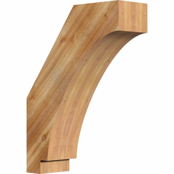 4"W x 12"D x 16"H Imperial Rough Sawn Brace, Western Red Cedar