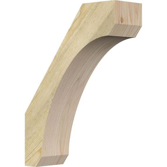 4"W x 12"D x 16"H Legacy Rough Sawn Knee Brace, Douglas Fir