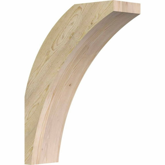 4"W x 12"D x 16"H Thorton Rough Sawn Brace, Douglas Fir