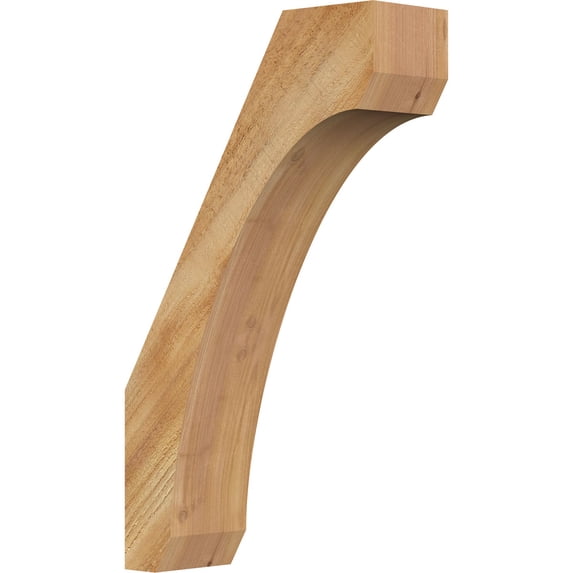 4"W x 12"D x 20"H Legacy Rough Sawn Knee Brace, Western Red Cedar