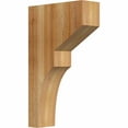 thumbnail image 1 of 4"W x 12"D x 20"H Monterey Rough Sawn Corbel, Western Red Cedar, 1 of 9