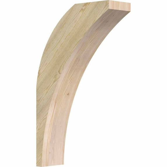 4"W x 12"D x 20"H Thorton Rough Sawn Brace, Douglas Fir