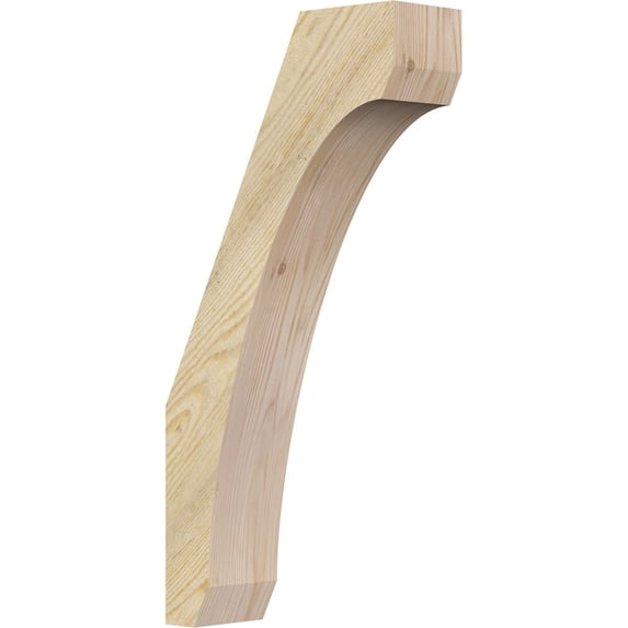 4"W x 12"D x 24"H Legacy Rough Sawn Knee Brace, Douglas Fir