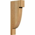 thumbnail image 1 of 4"W x 12"D x 28"H Alpine Rough Sawn Corbel, Western Red Cedar, 1 of 9