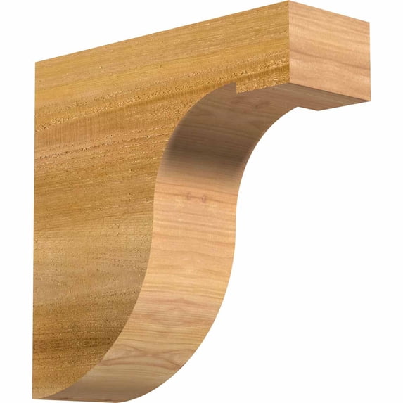 4"W x 12"H x 12"L Del Monte Rough Sawn Rafter Tail, Western Red Cedar