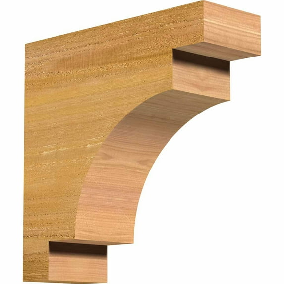 4"W x 12"H x 12"L Mediterranean Rough Sawn Rafter Tail, Western Red Cedar