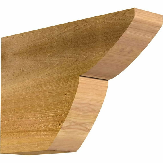 4"W x 12"H x 18"L Crestline Rough Sawn Rafter Tail, Western Red Cedar