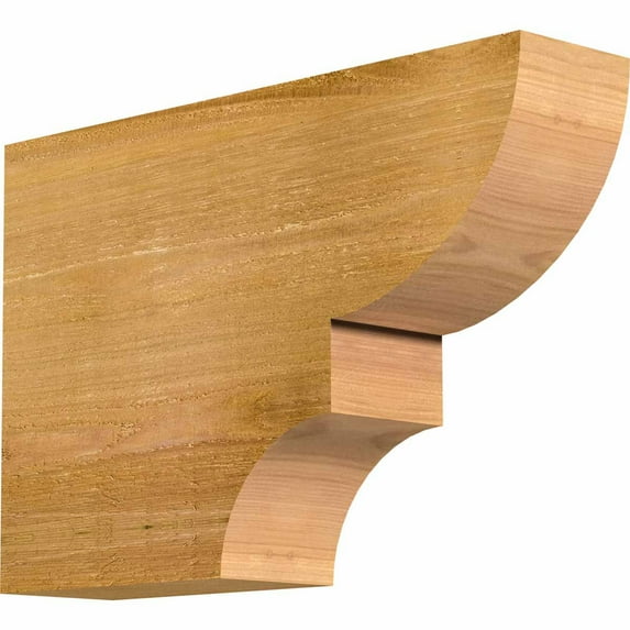 4"W x 12"H x 18"L Ridgewood Rough Sawn Rafter Tail, Western Red Cedar