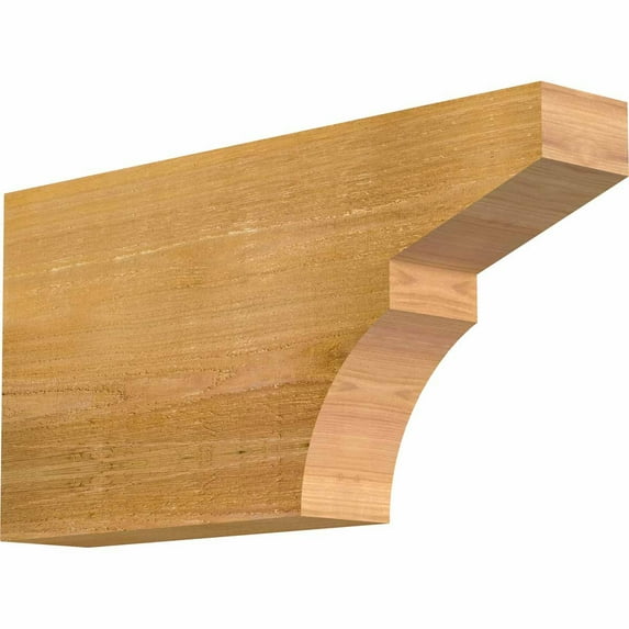 4"W x 12"H x 24"L Monterey Rough Sawn Rafter Tail, Western Red Cedar
