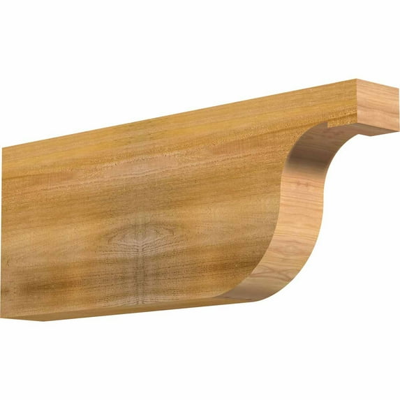 4"W x 12"H x 32"L Del Monte Rough Sawn Rafter Tail, Western Red Cedar