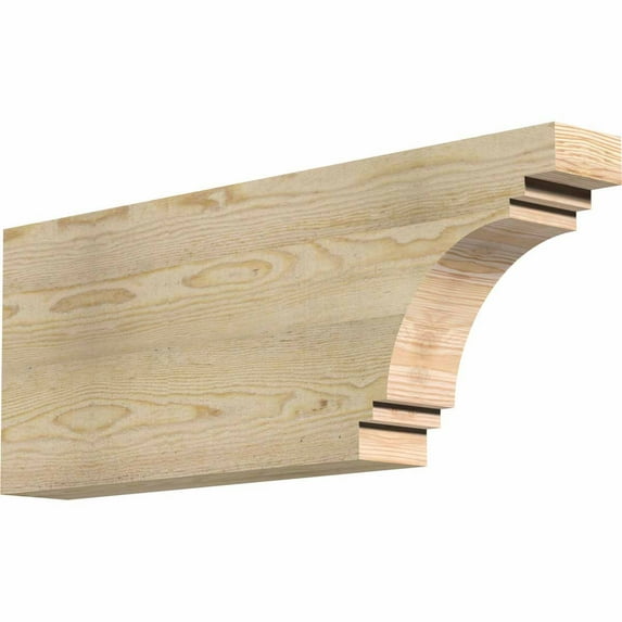 4"W x 12"H x 32"L Pescadero Rough Sawn Rafter Tail, Douglas Fir