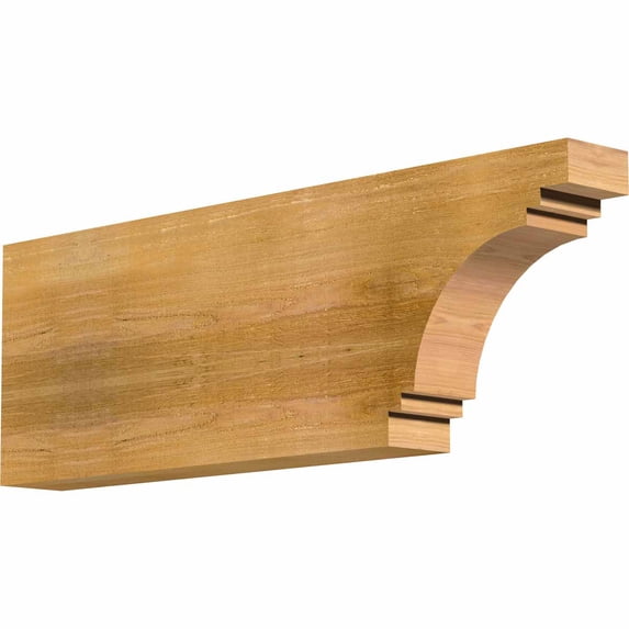 4"W x 12"H x 36"L Pescadero Rough Sawn Rafter Tail, Western Red Cedar