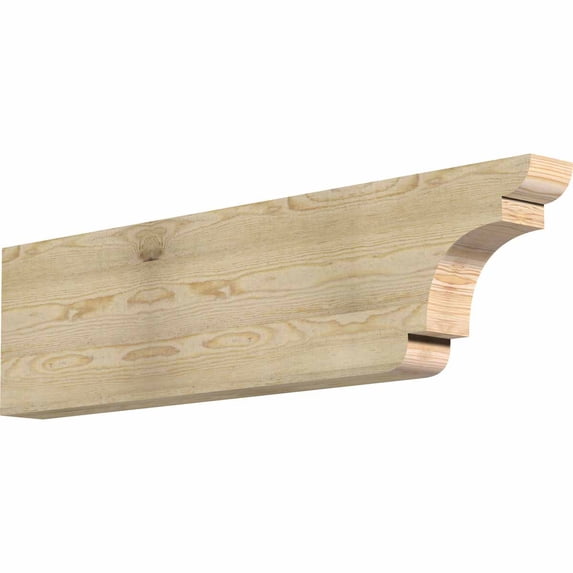 4"W x 12"H x 48"L New Brighton Rough Sawn Rafter Tail, Douglas Fir