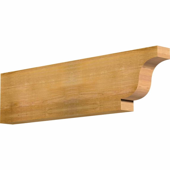 4"W x 12"H x 48"L Newport Rough Sawn Rafter Tail, Western Red Cedar