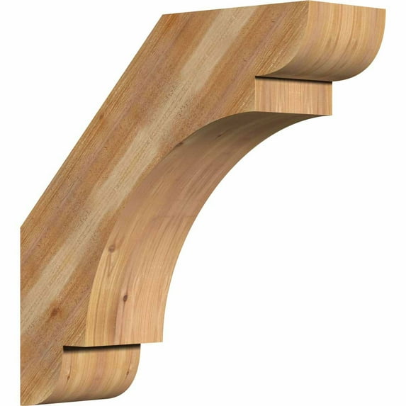 4"W x 14"D x 14"H Olympic Rough Sawn Brace, Western Red Cedar
