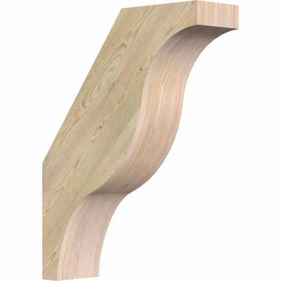 4"W x 14"D x 18"H Funston Rough Sawn Brace, Douglas Fir