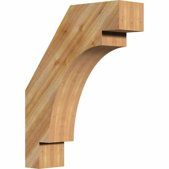 4"W x 14"D x 18"H Merced Rough Sawn Brace, Western Red Cedar