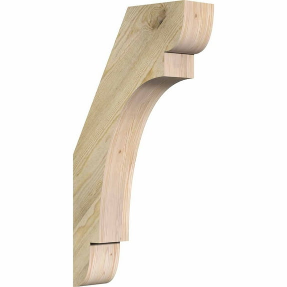 4"W x 14"D x 26"H Olympic Rough Sawn Brace, Douglas Fir