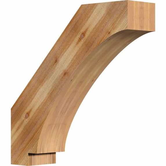 4"W x 16"D x 16"H Imperial Rough Sawn Brace, Western Red Cedar