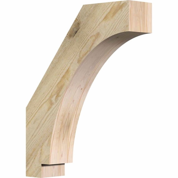 4"W x 16"D x 20"H Imperial Rough Sawn Brace, Douglas Fir