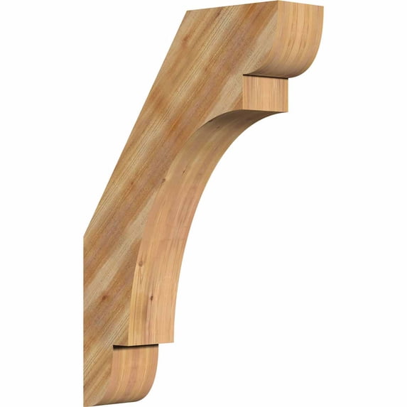 4"W x 16"D x 24"H Olympic Rough Sawn Brace, Western Red Cedar
