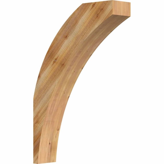 4"W x 16"D x 24"H Thorton Rough Sawn Brace, Western Red Cedar