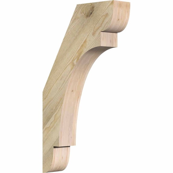 4"W x 16"D x 28"H Olympic Rough Sawn Brace, Douglas Fir