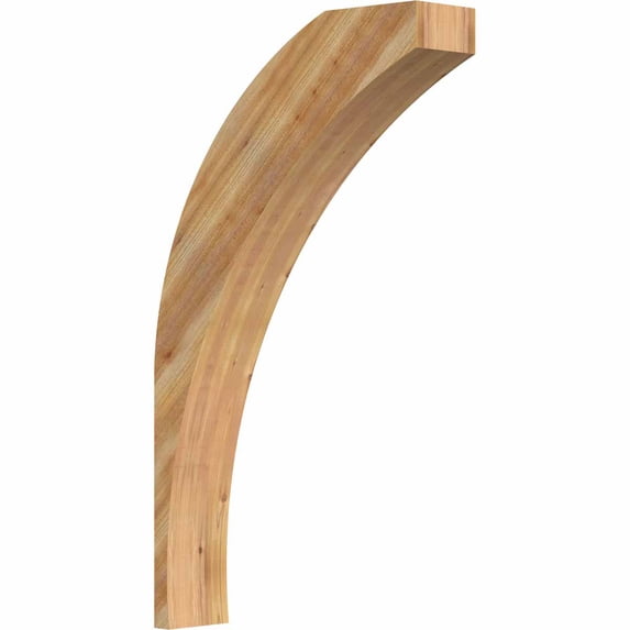 4"W x 16"D x 28"H Thorton Rough Sawn Brace, Western Red Cedar