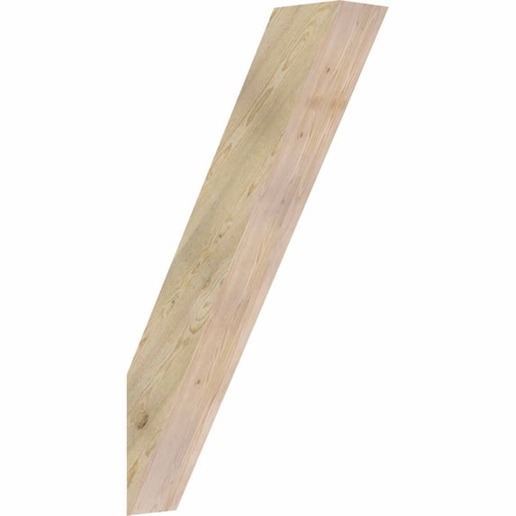 4"W x 16"D x 28"H Traditional Rough Sawn Brace, Douglas Fir