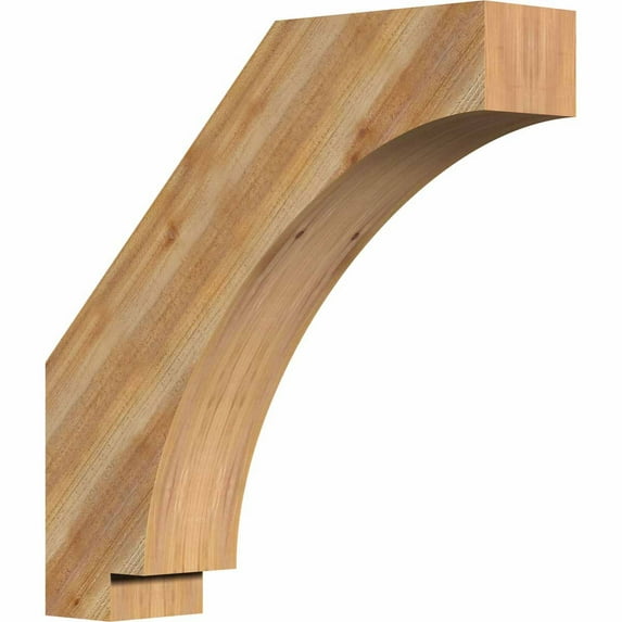 4"W x 18"D x 18"H Imperial Rough Sawn Brace, Western Red Cedar
