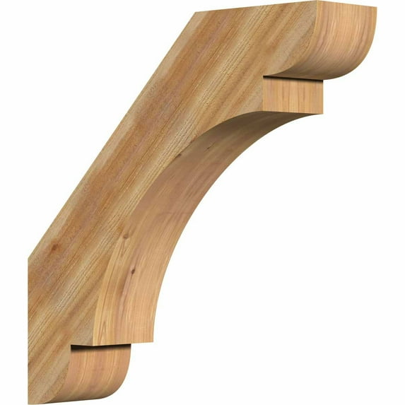 4"W x 18"D x 18"H Olympic Rough Sawn Brace, Western Red Cedar