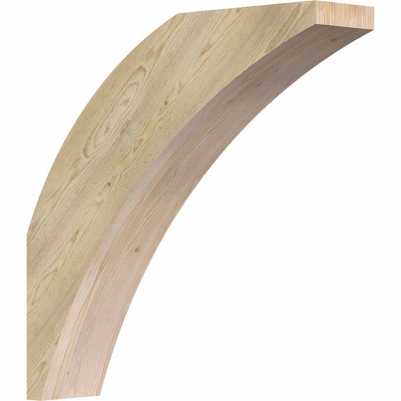 4"W x 18"D x 18"H Thorton Rough Sawn Brace, Douglas Fir