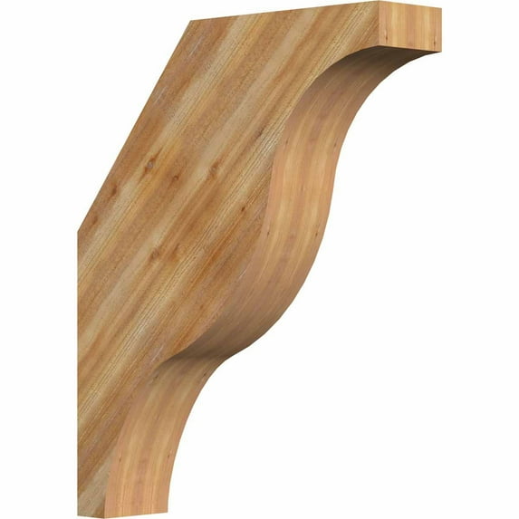 4"W x 18"D x 22"H Funston Rough Sawn Brace, Western Red Cedar