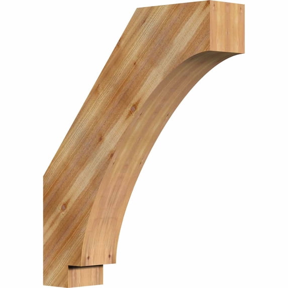 4"W x 18"D x 22"H Imperial Rough Sawn Brace, Western Red Cedar