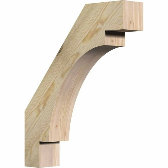 4"W x 18"D x 22"H Merced Rough Sawn Brace, Douglas Fir