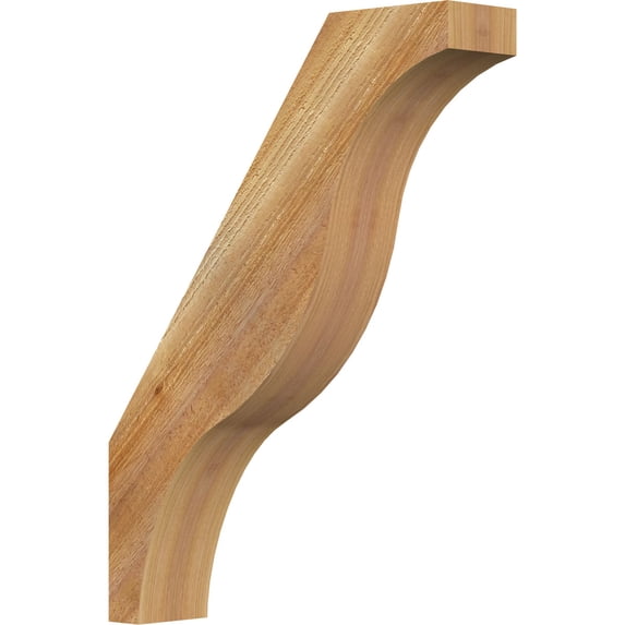 4"W x 18"D x 24"H Funston Rough Sawn Knee Brace, Western Red Cedar