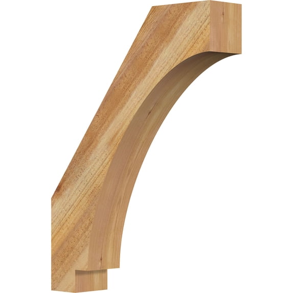 4"W x 18"D x 24"H Imperial Rough Sawn Knee Brace, Western Red Cedar