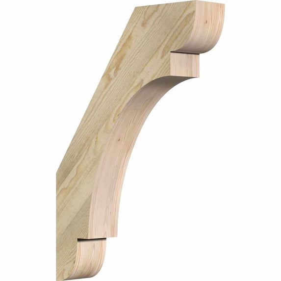 4"W x 18"D x 26"H Olympic Rough Sawn Brace, Douglas Fir