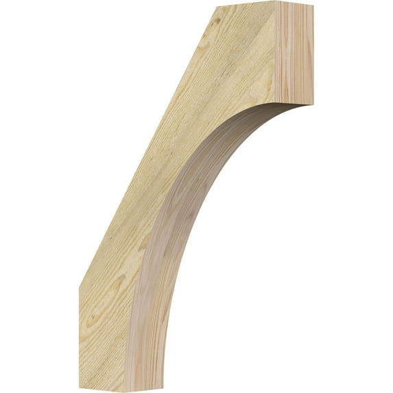 4"W x 18"D x 26"H Westlake Rough Sawn Brace, Douglas Fir