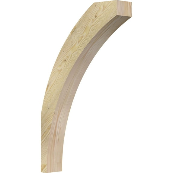 4"W x 18"D x 30"H Thorton Rough Sawn Knee Brace, Douglas Fir