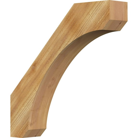 4"W x 20"D x 20"H Legacy Rough Sawn Knee Brace, Western Red Cedar