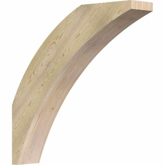 4"W x 20"D x 20"H Thorton Rough Sawn Brace, Douglas Fir
