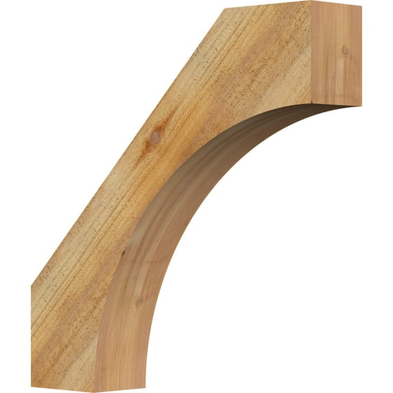 4"W x 20"D x 20"H Westlake Rough Sawn Brace, Western Red Cedar
