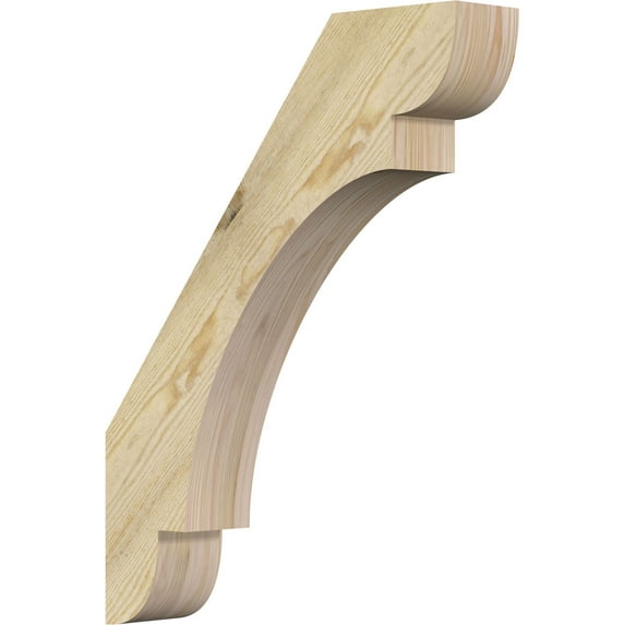 4"W x 20"D x 26"H Olympic Rough Sawn Knee Brace, Douglas Fir