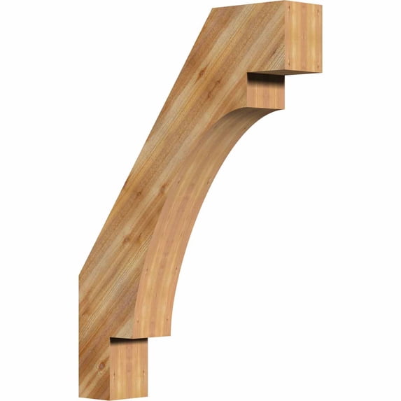 4"W x 20"D x 28"H Merced Rough Sawn Brace, Western Red Cedar