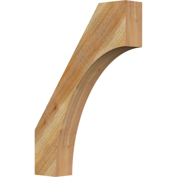 4"W x 20"D x 28"H Westlake Rough Sawn Brace, Western Red Cedar