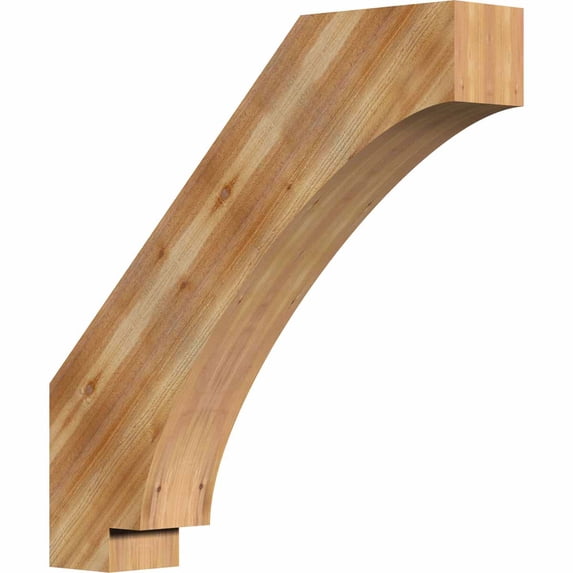 4"W x 22"D x 22"H Imperial Rough Sawn Brace, Western Red Cedar