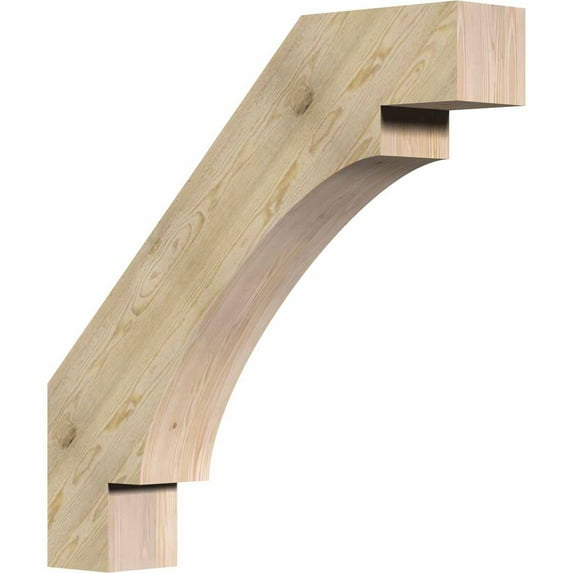 4"W x 22"D x 22"H Merced Rough Sawn Brace, Douglas Fir