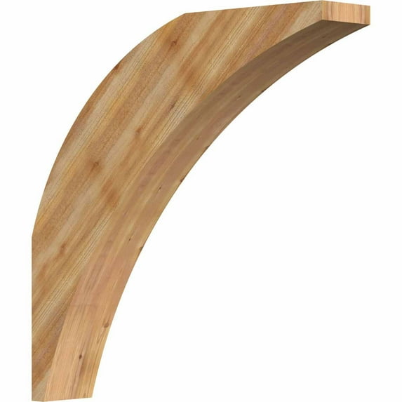 4"W x 22"D x 22"H Thorton Rough Sawn Brace, Western Red Cedar